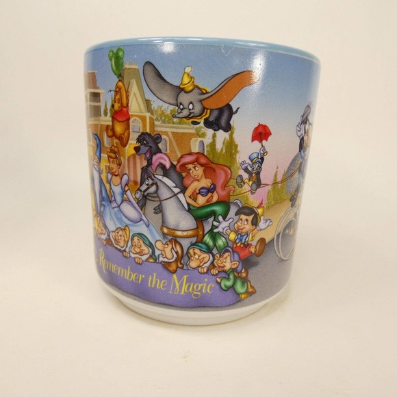 VTG 1996 "Remember the Magic" Walt Disney World 25th Anniversary Mug 12oz UEJYX - Picture 3 of 14
